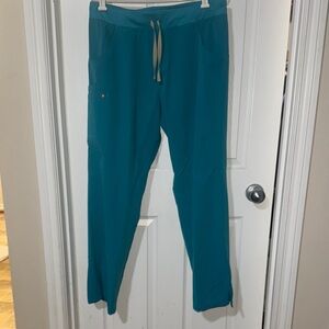 Teal women's figs scrub Pants
